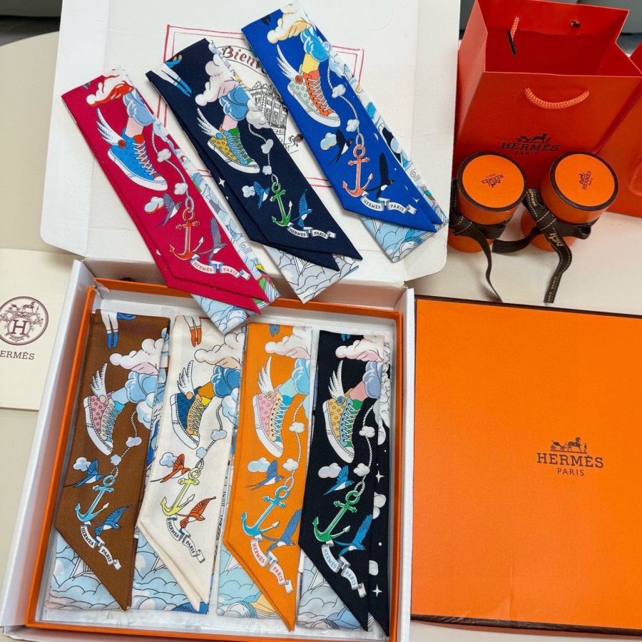1:1 Replica Hermes Scarf Hermes “ ”Twilly — Premium Replica — photo 2