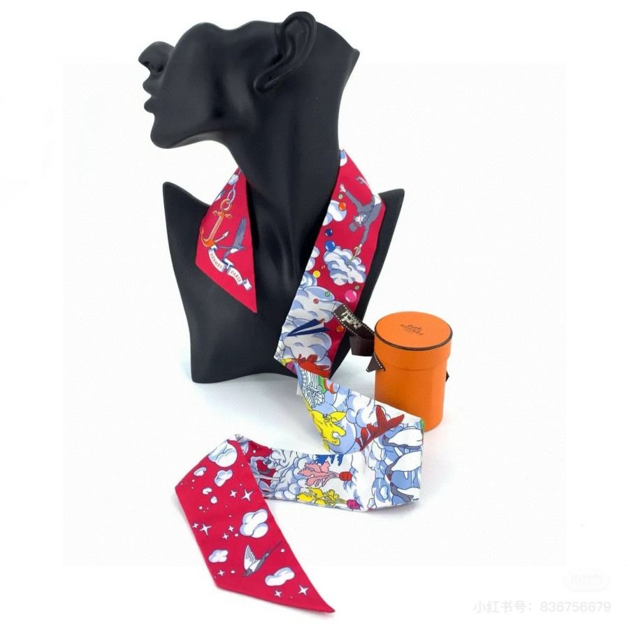 1:1 Replica Hermes Scarf Hermes “ ”Twilly — Premium Replica — photo 11