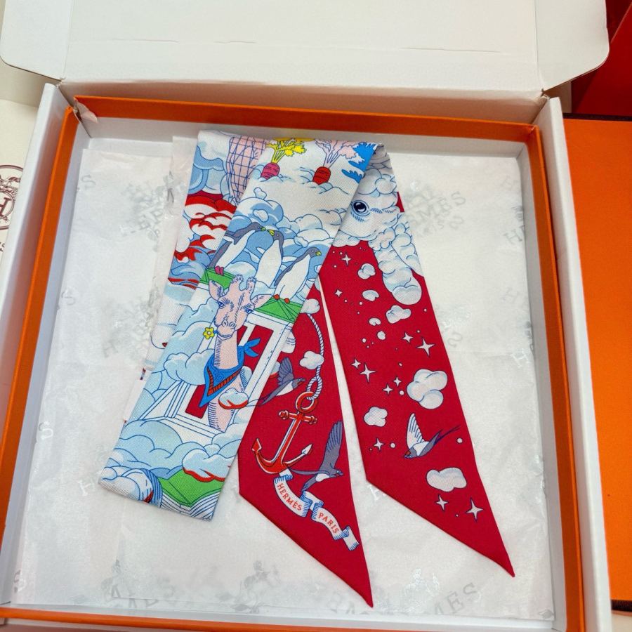 1:1 Replica Hermes Scarf Hermes “ ”Twilly — Premium Replica — photo 8