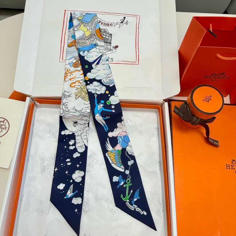 1:1 Replica Hermes Scarf Hermes “ ”Twilly — AAA Quality Replica — photo 3