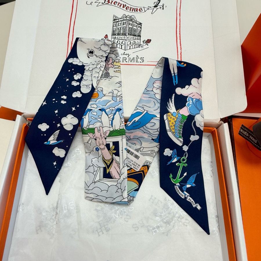 1:1 Replica Hermes Scarf Hermes “ ”Twilly — AAA Quality Replica — photo 5