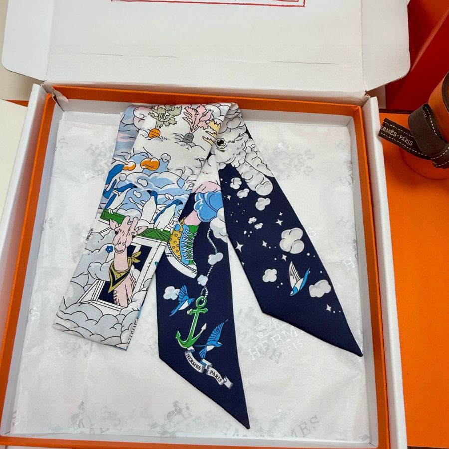 1:1 Replica Hermes Scarf Hermes “ ”Twilly — AAA Quality Replica — photo 6