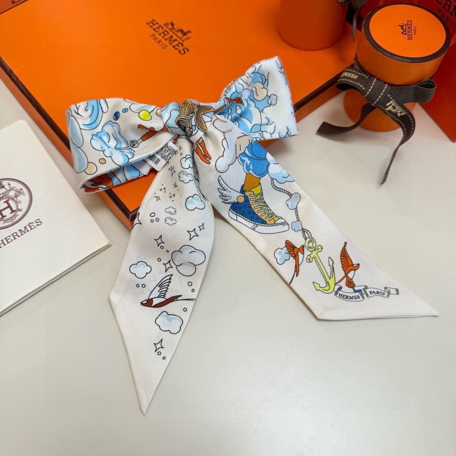 1:1 Replica Hermes Scarf Hermes “ ”Twilly — Premium Replica — photo 10