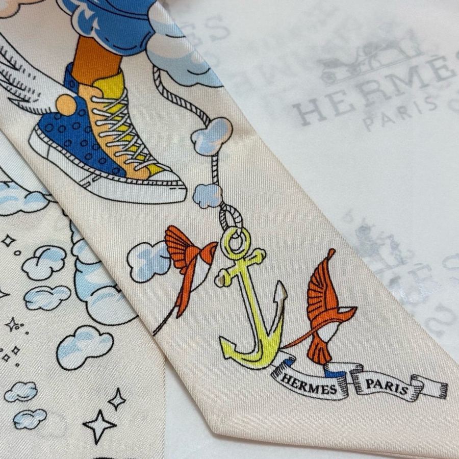 1:1 Replica Hermes Scarf Hermes “ ”Twilly — Premium Replica — photo 9