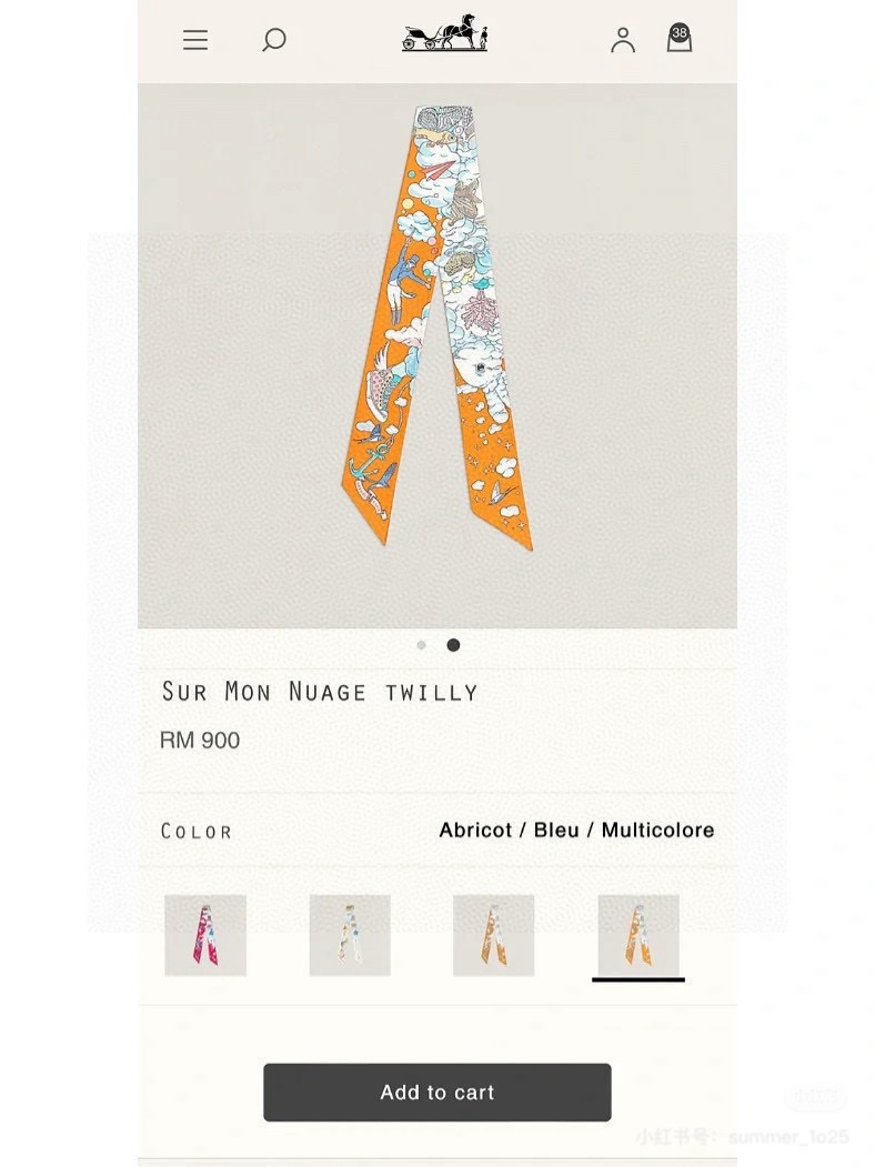 1:1 Replica Hermes Scarf Hermes “ ”Twilly — AAA Quality Replica
