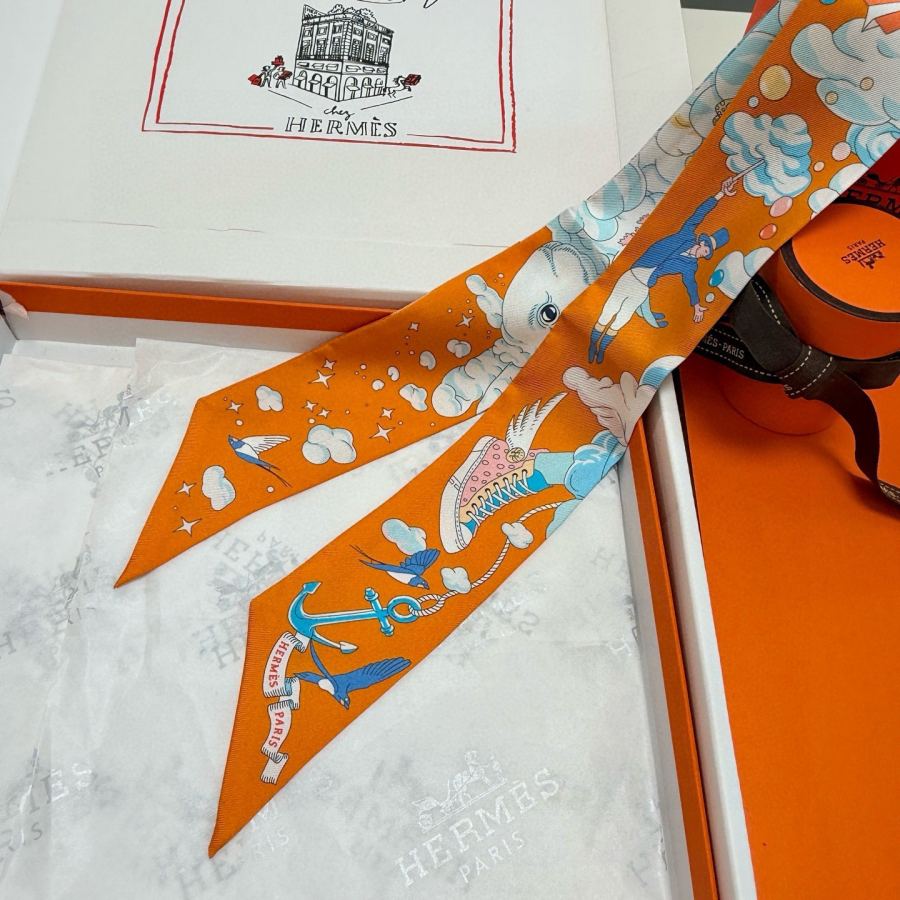 1:1 Replica Hermes Scarf Hermes “ ”Twilly — AAA Quality Replica — photo 10