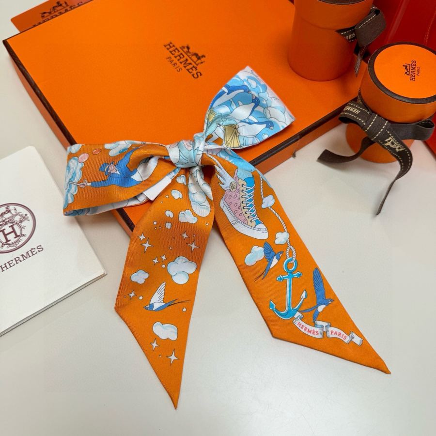 1:1 Replica Hermes Scarf Hermes “ ”Twilly — AAA Quality Replica — photo 12