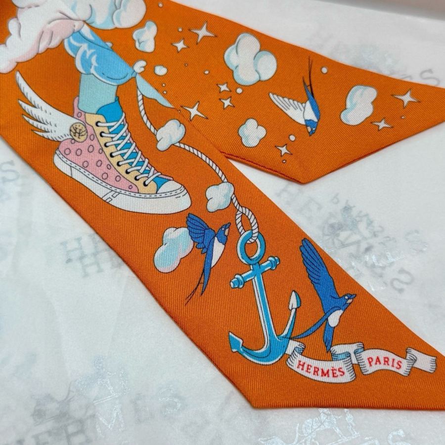 1:1 Replica Hermes Scarf Hermes “ ”Twilly — AAA Quality Replica — photo 9