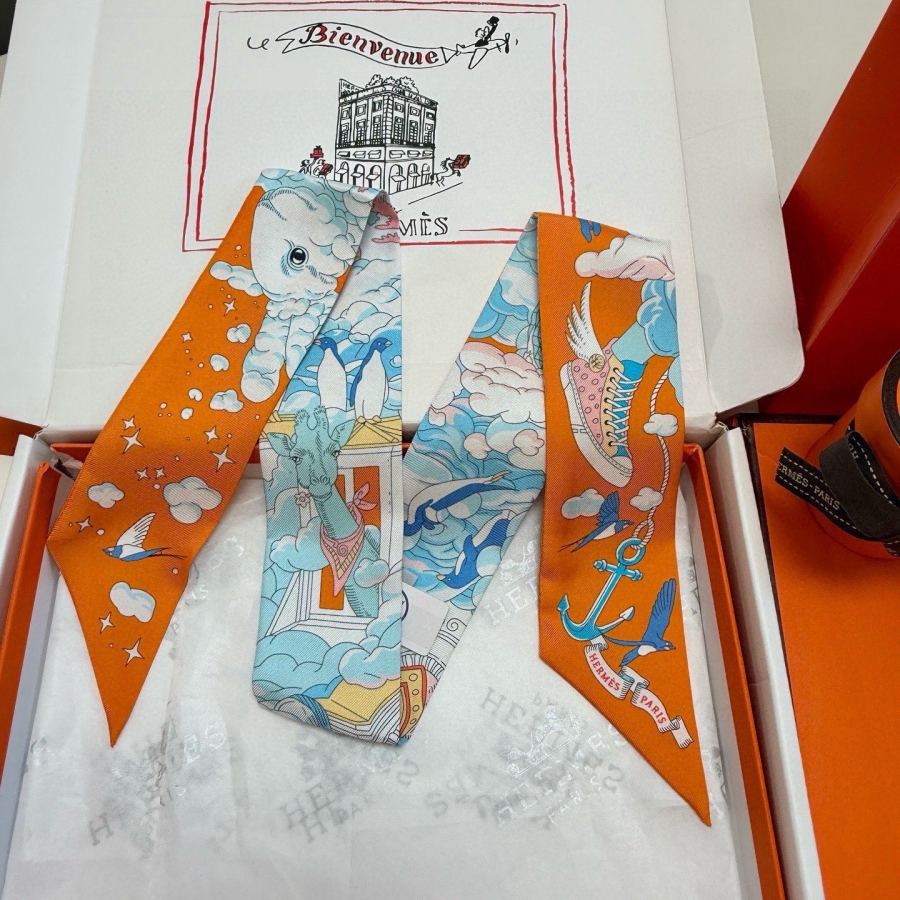 1:1 Replica Hermes Scarf Hermes “ ”Twilly — AAA Quality Replica — photo 6
