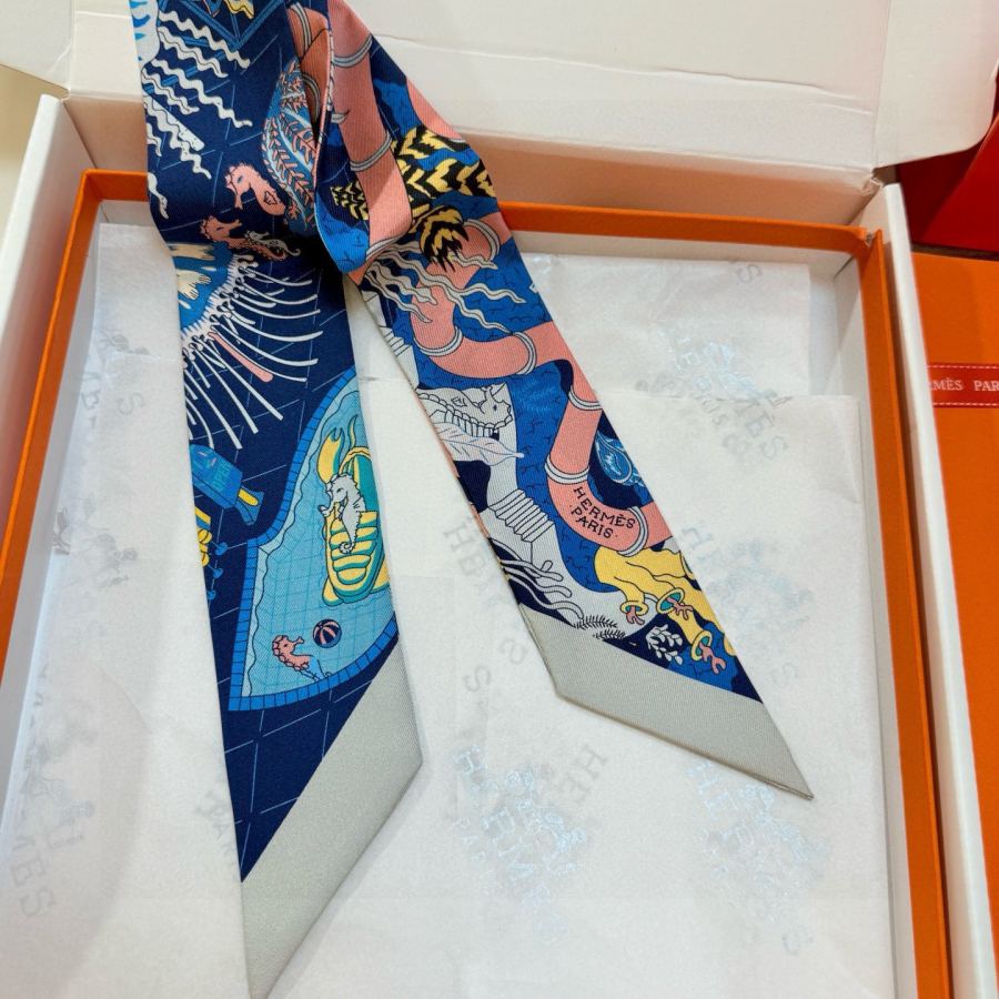 1:1 Replica Hermes Scarf Hermes | Twilly 100% — AAA Quality Replica — photo 8