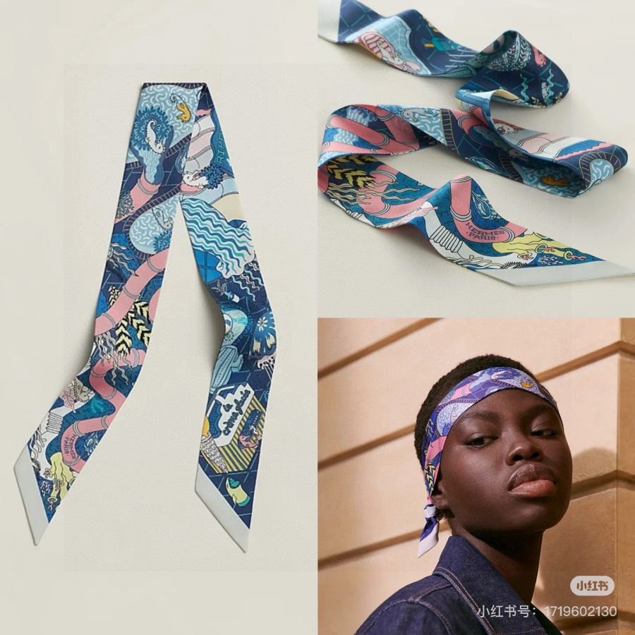 1:1 Replica Hermes Scarf Hermes | Twilly 100% — AAA Quality Replica