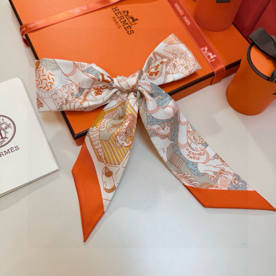 1:1 Replica Hermes Scarf Hermes｜ Twilly 100% — 1:1 Replica — photo 9