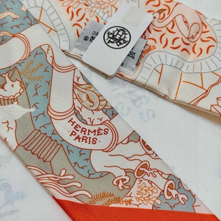 1:1 Replica Hermes Scarf Hermes｜ Twilly 100% — 1:1 Replica — photo 8