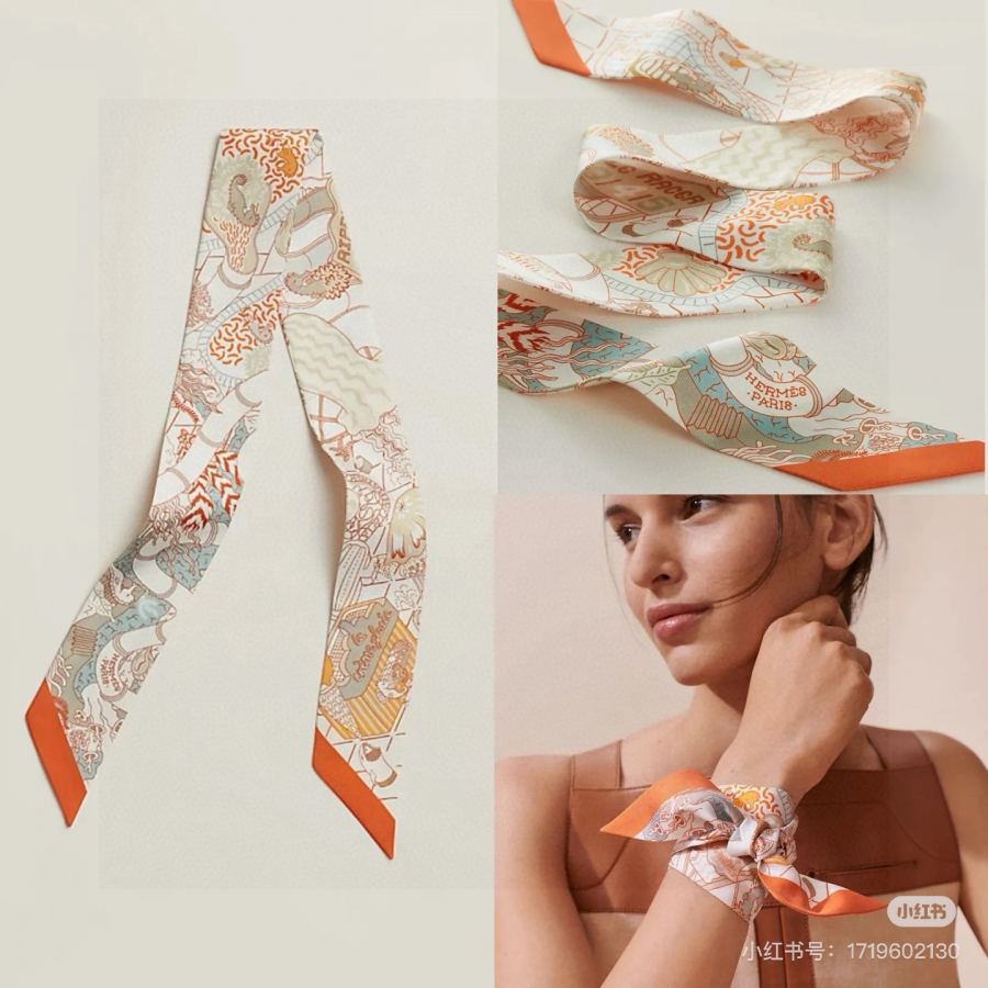 1:1 Replica Hermes Scarf Hermes｜ Twilly 100% — Premium Replica