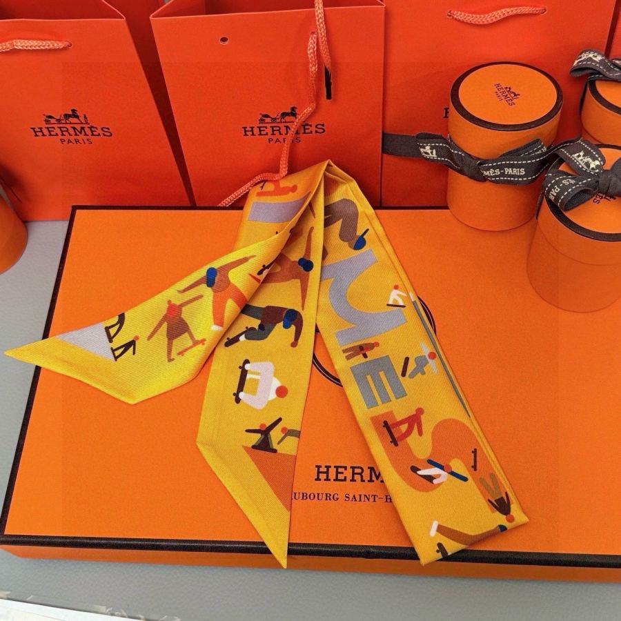 1:1 Replica Hermes Scarf Hermes “ ”Twilly — AAA Quality Replica — photo 4