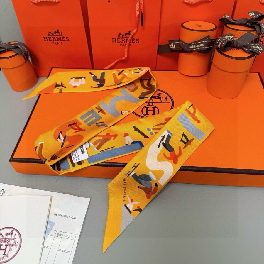 1:1 Replica Hermes Scarf Hermes “ ”Twilly — AAA Quality Replica — photo 6