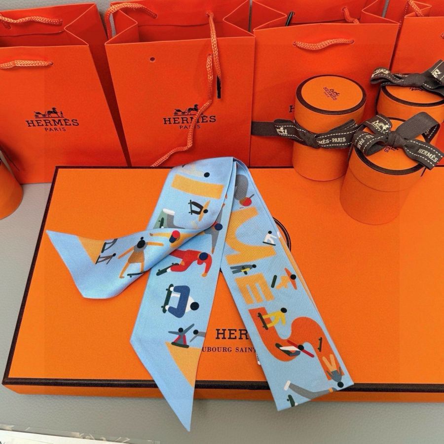 1:1 Replica Hermes Scarf Hermes “ ”Twilly — 1:1 Replica — photo 3