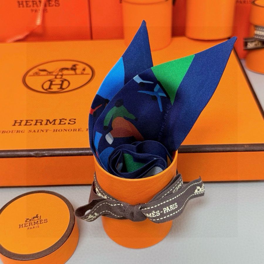 1:1 Replica Hermes Scarf Hermes “ ”Twilly — Premium Replica — photo 9