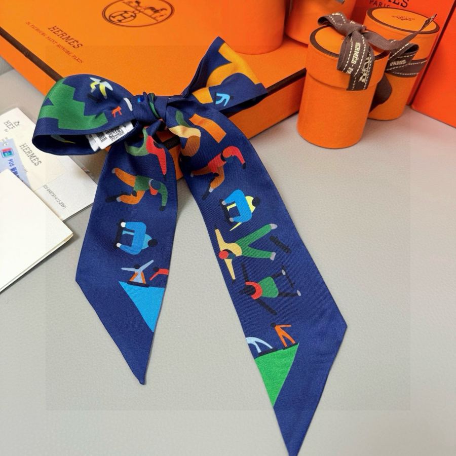 1:1 Replica Hermes Scarf Hermes “ ”Twilly — Premium Replica — photo 8