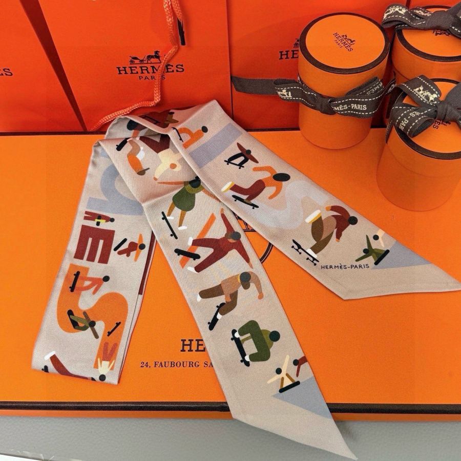 1:1 Replica Hermes Scarf Hermes “ ”Twilly — 1:1 Replica — photo 5