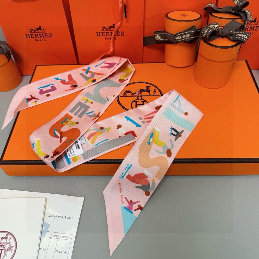 1:1 Replica Hermes Scarf Hermes “ ”Twilly — 1:1 Replica — photo 4