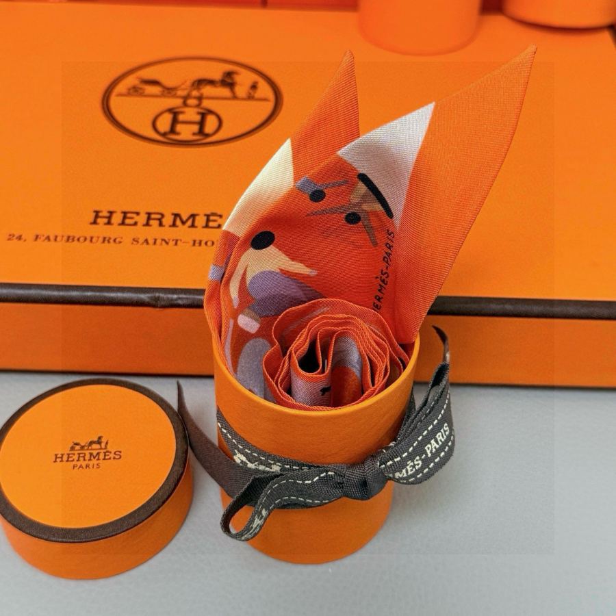 1:1 Replica Hermes Scarf Hermes “ ”Twilly — Premium Replica — photo 7