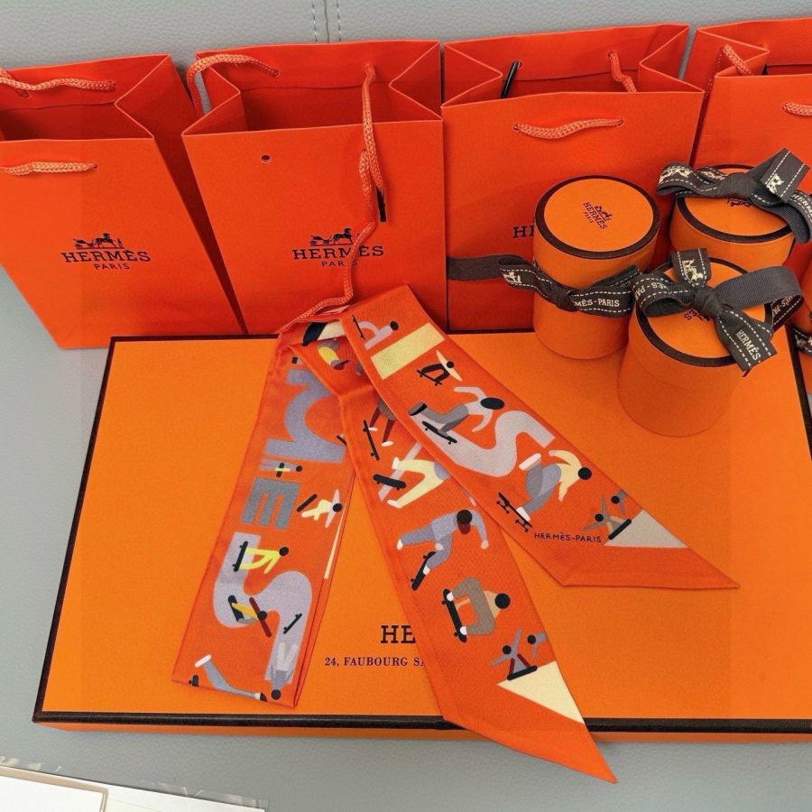 1:1 Replica Hermes Scarf Hermes “ ”Twilly — Premium Replica — photo 6