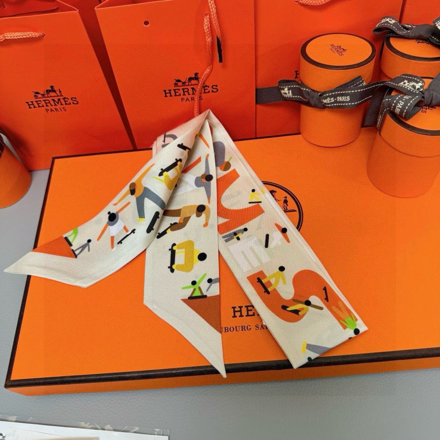 1:1 Replica Hermes Scarf Hermes “ ”Twilly — AAA Quality Replica — photo 6