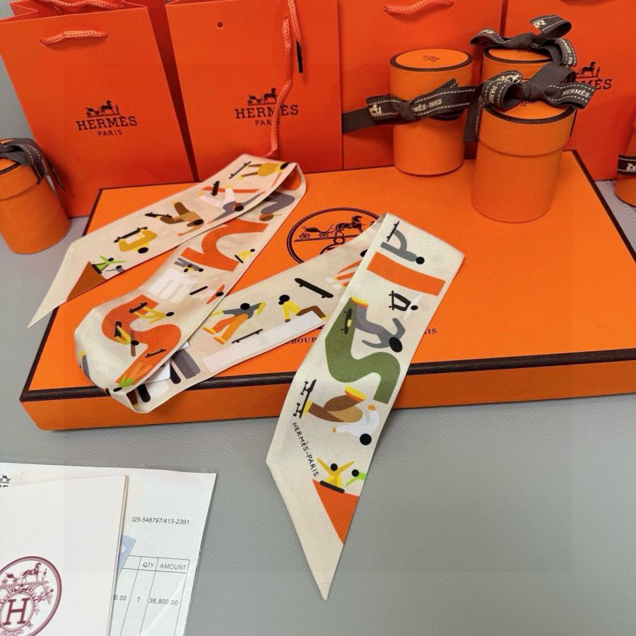 1:1 Replica Hermes Scarf Hermes “ ”Twilly — AAA Quality Replica — photo 4