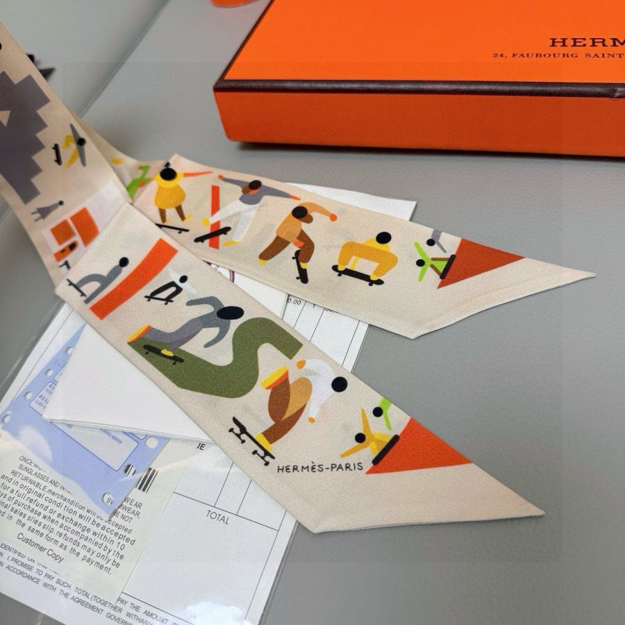 1:1 Replica Hermes Scarf Hermes “ ”Twilly — AAA Quality Replica — photo 5