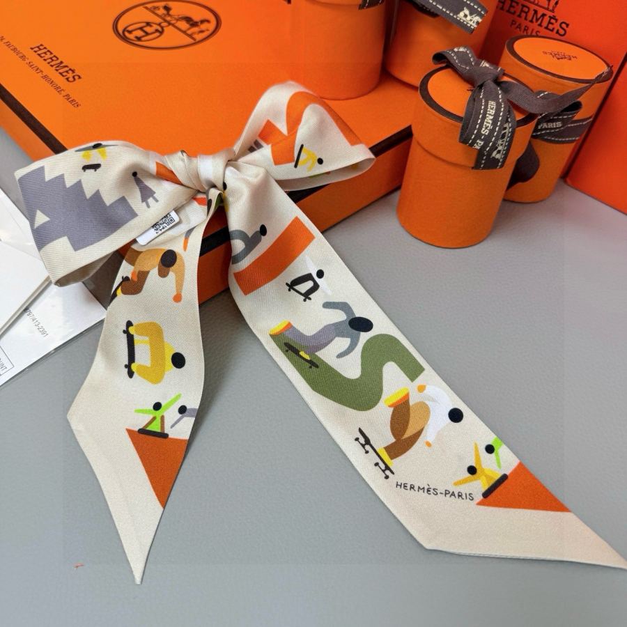 1:1 Replica Hermes Scarf Hermes “ ”Twilly — AAA Quality Replica — photo 9