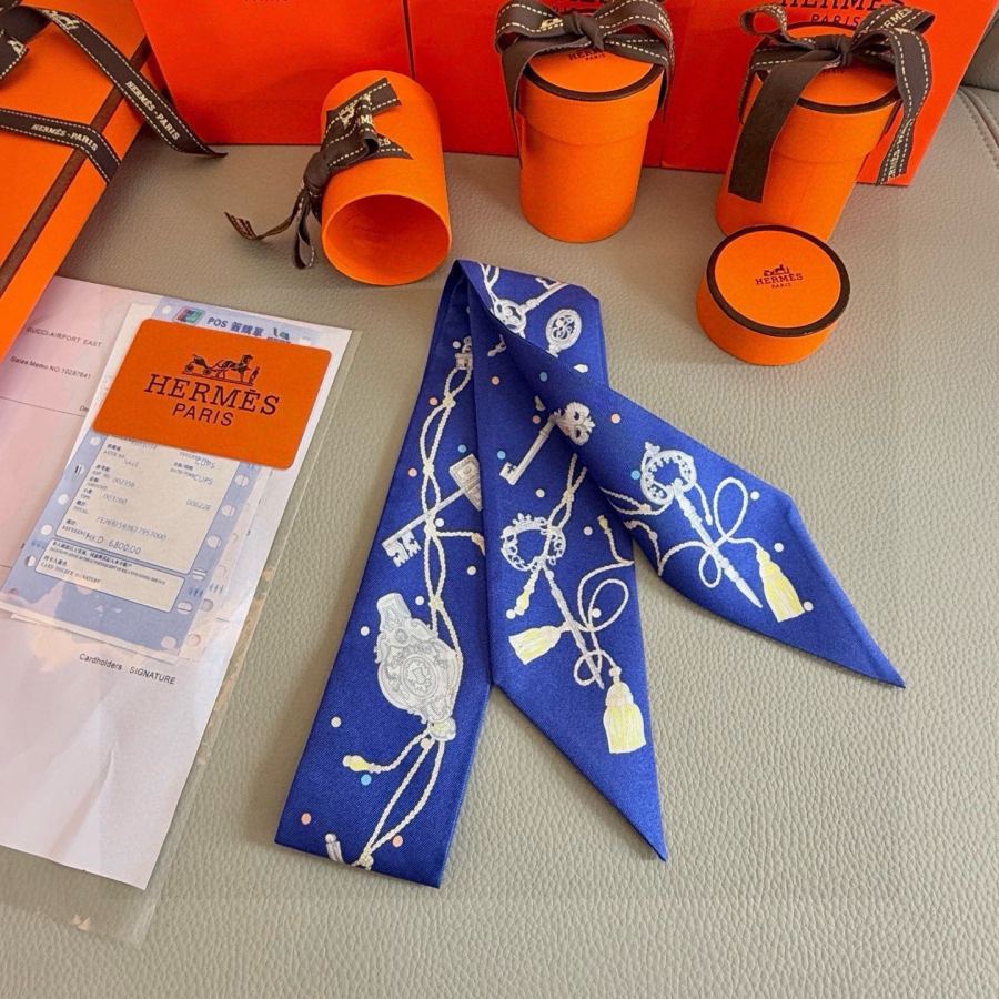 1:1 Replica Hermes Scarf Hermes “ ”Twilly — AAA Quality Replica — photo 4