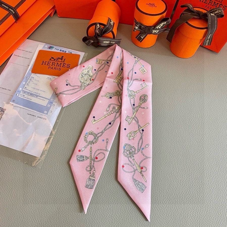 1:1 Replica Hermes Scarf Hermes “ ”Twilly — Premium Replica — photo 4