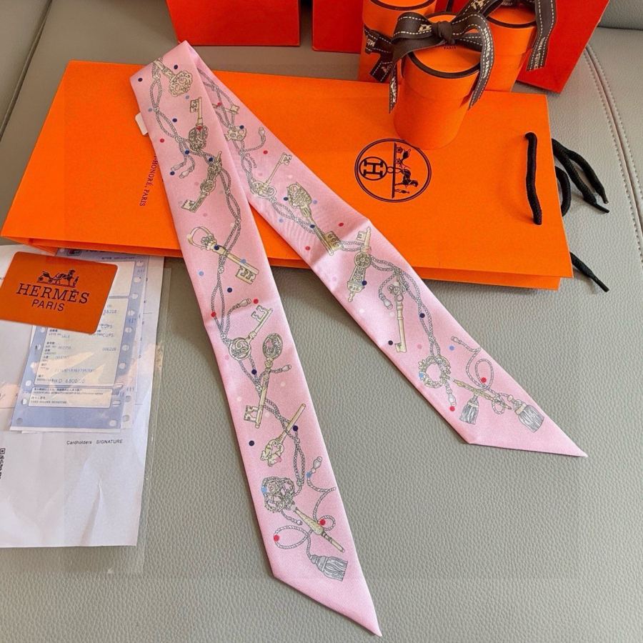 1:1 Replica Hermes Scarf Hermes “ ”Twilly — Premium Replica — photo 5