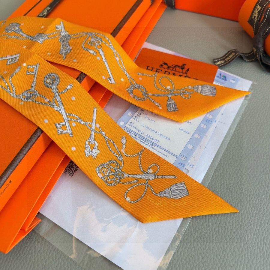 1:1 Replica Hermes Scarf Hermes “ ”Twilly — Premium Replica — photo 6
