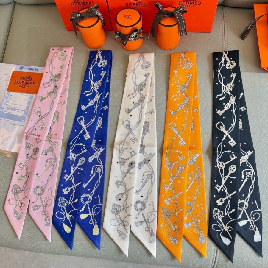 1:1 Replica Hermes Scarf Hermes “ ”Twilly — Premium Replica — photo 9