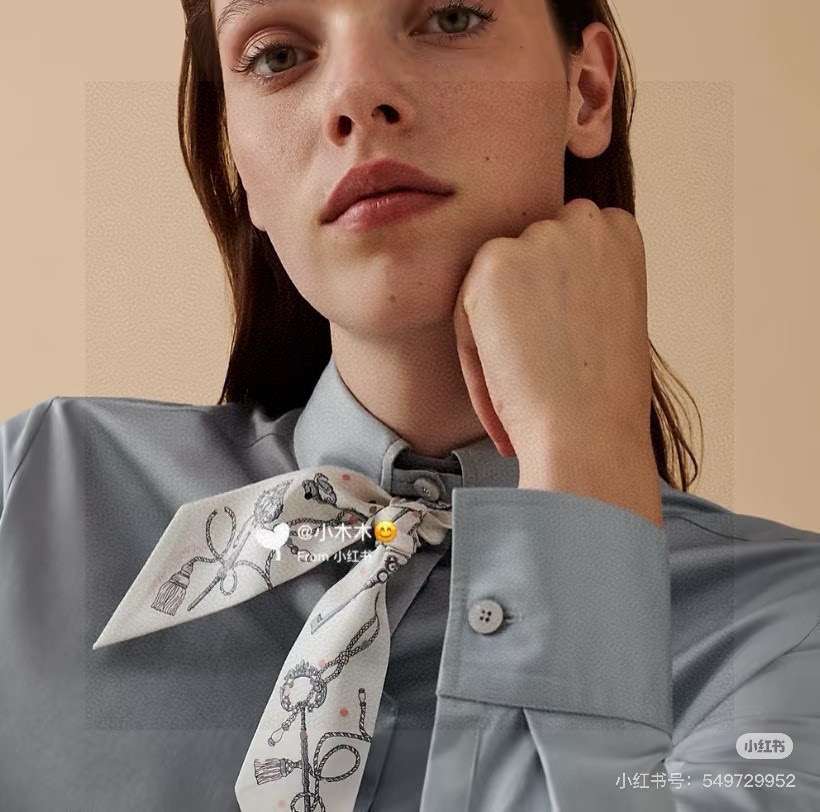 1:1 Replica Hermes Scarf Hermes “ ”Twilly — 1:1 Replica