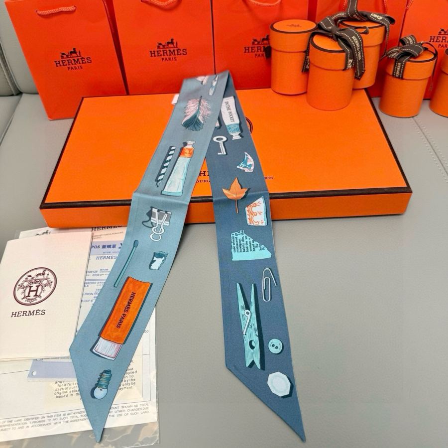 1:1 Replica Hermes Scarf Hermes“ ”Twilly — 1:1 Replica — photo 4