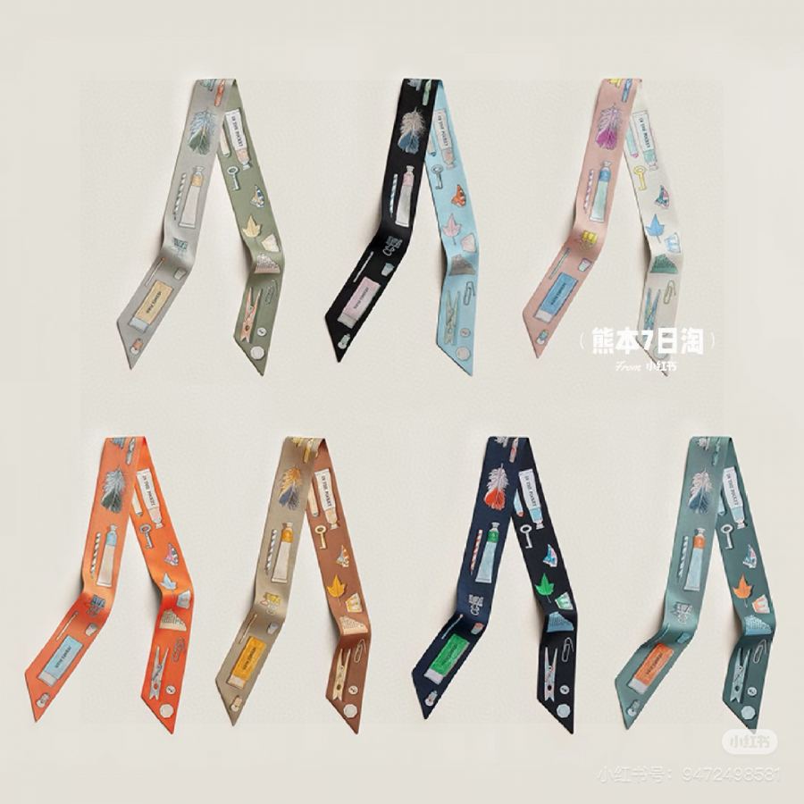 1:1 Replica Hermes Scarf Hermes“ ”Twilly — Premium Replica — photo 9
