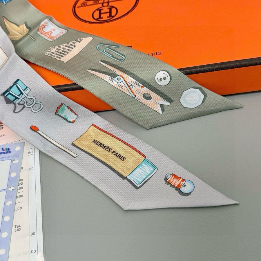 1:1 Replica Hermes Scarf Hermes“ ”Twilly — AAA Quality Replica — photo 9