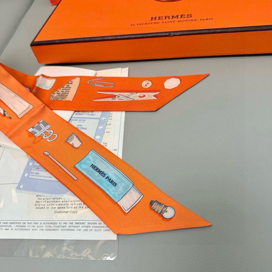 1:1 Replica Hermes Scarf Hermes“ ”Twilly — Premium Replica — photo 6