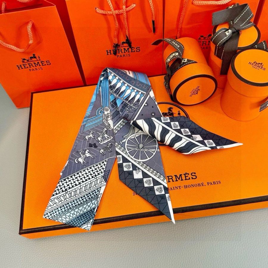 1:1 Replica Hermes Scarf Hermes “ ”Twilly — AAA Quality Replica — photo 4