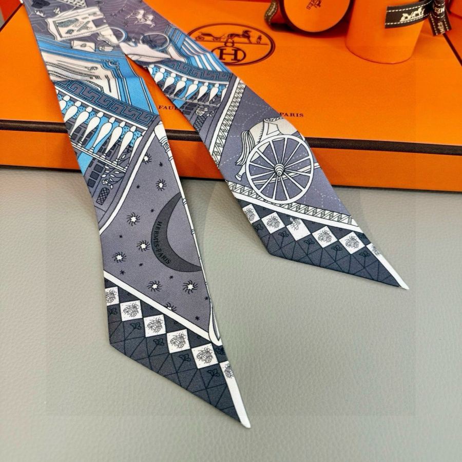 1:1 Replica Hermes Scarf Hermes “ ”Twilly — AAA Quality Replica — photo 5