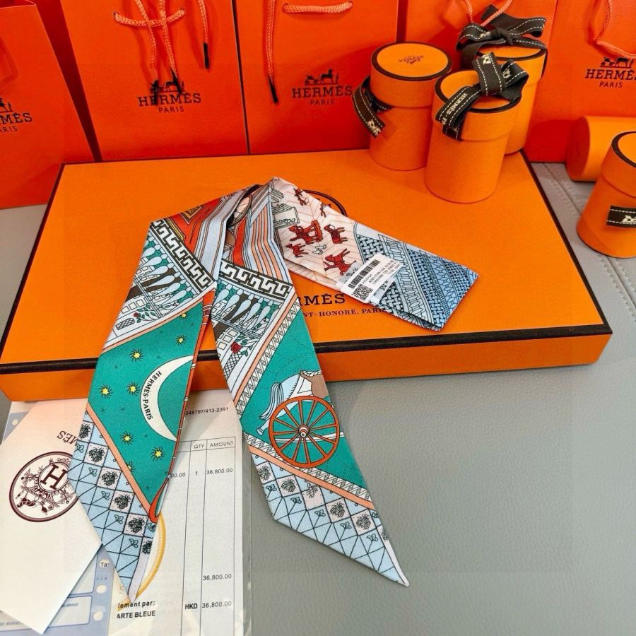 1:1 Replica Hermes Scarf Hermes “ ”Twilly — 1:1 Replica — photo 4