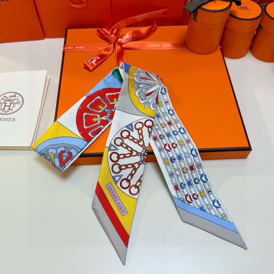 1:1 Replica Hermes Scarf Hermes“ ”Twilly — Premium Replica — photo 6