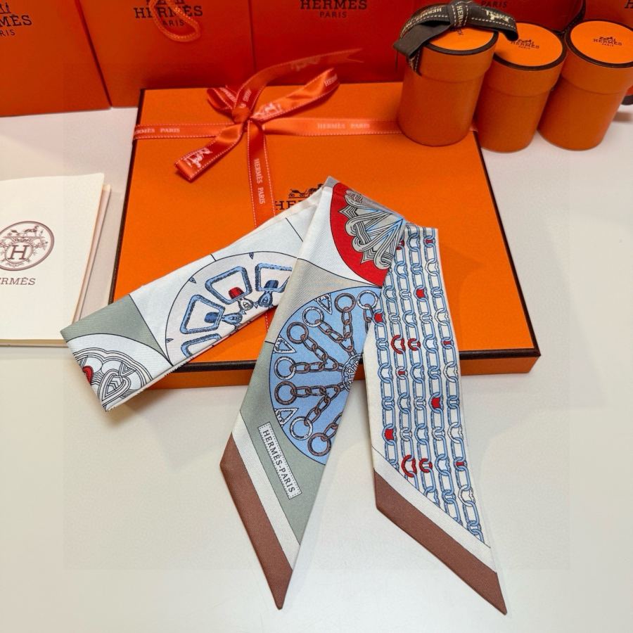 1:1 Replica Hermes Scarf Hermes“ ”Twilly — AAA Quality Replica — photo 5
