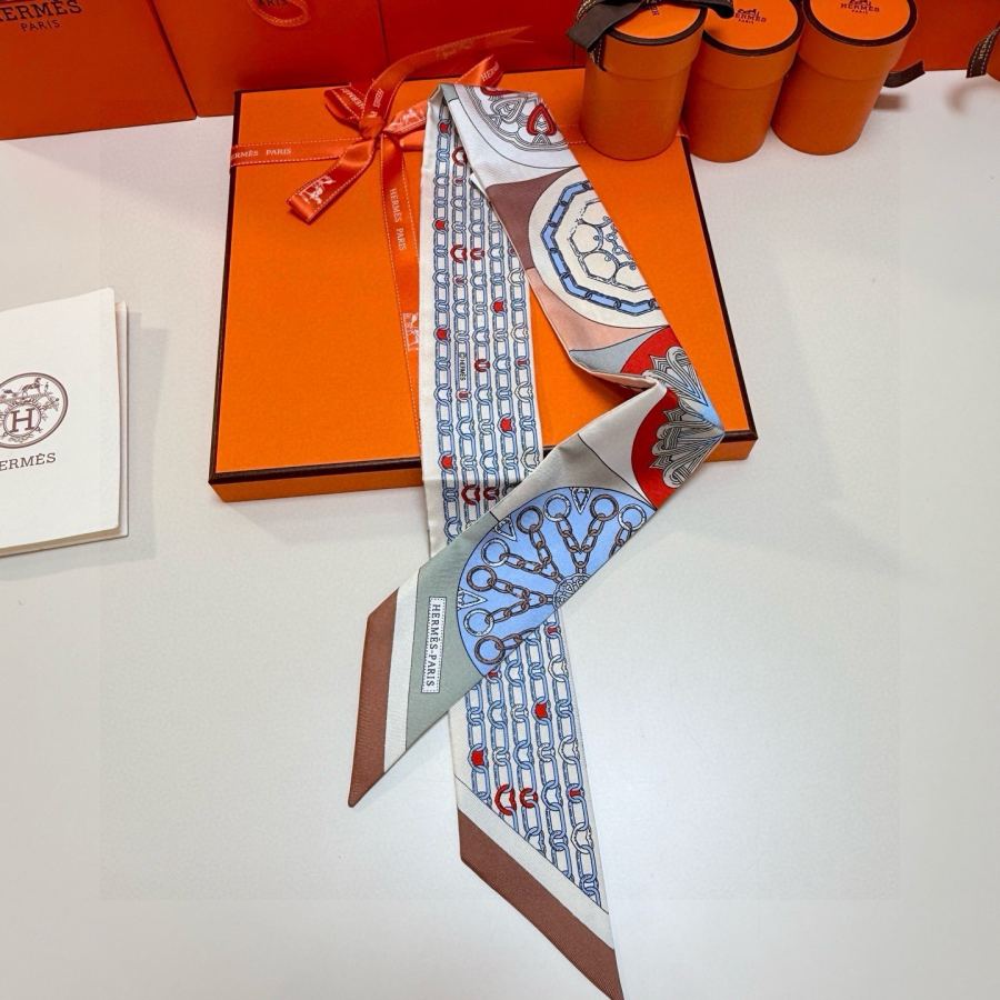 1:1 Replica Hermes Scarf Hermes“ ”Twilly — AAA Quality Replica — photo 4
