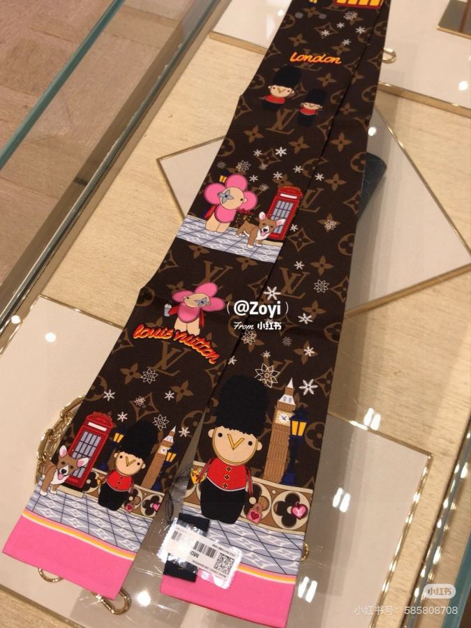 1:1 Replica LV scarf Lv 100％ twilly — AAA Quality Replica