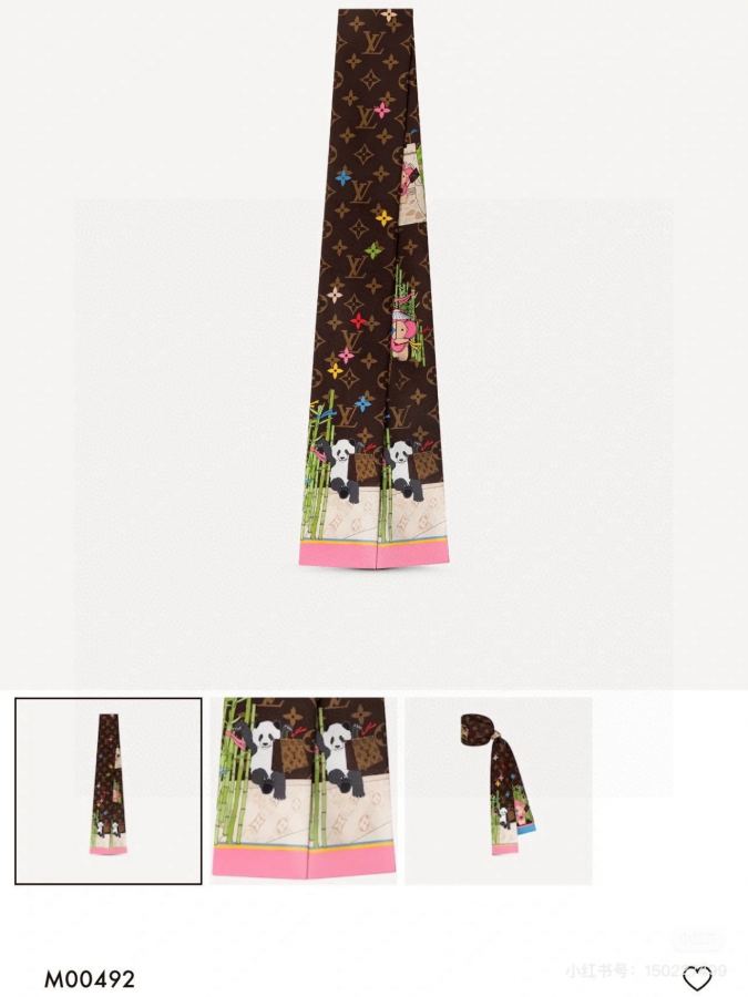 1:1 Replica LV scarf Lv 100％ twilly — 1:1 Replica