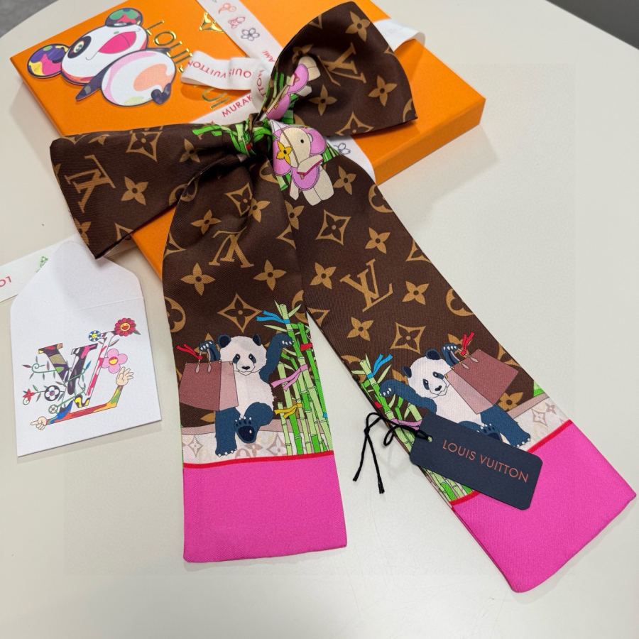 1:1 Replica LV scarf Lv 100％ twilly — 1:1 Replica — photo 7